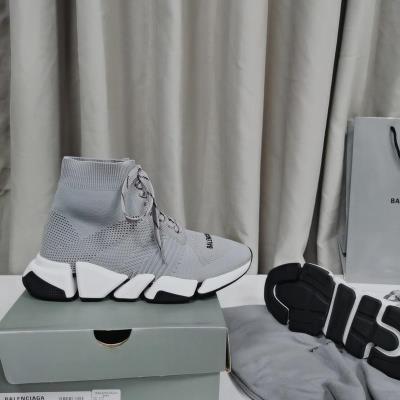 wholesale quality balenciaga speed 2.0 grey white black